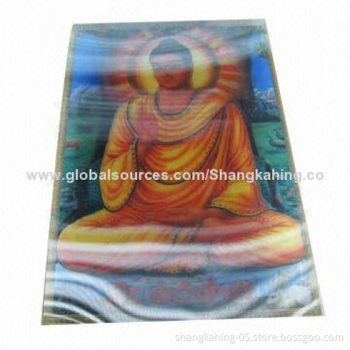 Custom Made 3D Lenticular Hologram Sticker in 2 or 3 Images with Some Motion